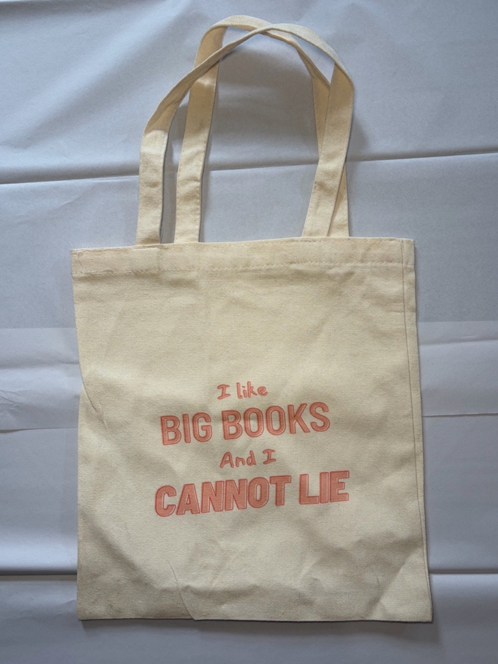“I Like Big Books” Graphic Canvas Tote Bag 📚